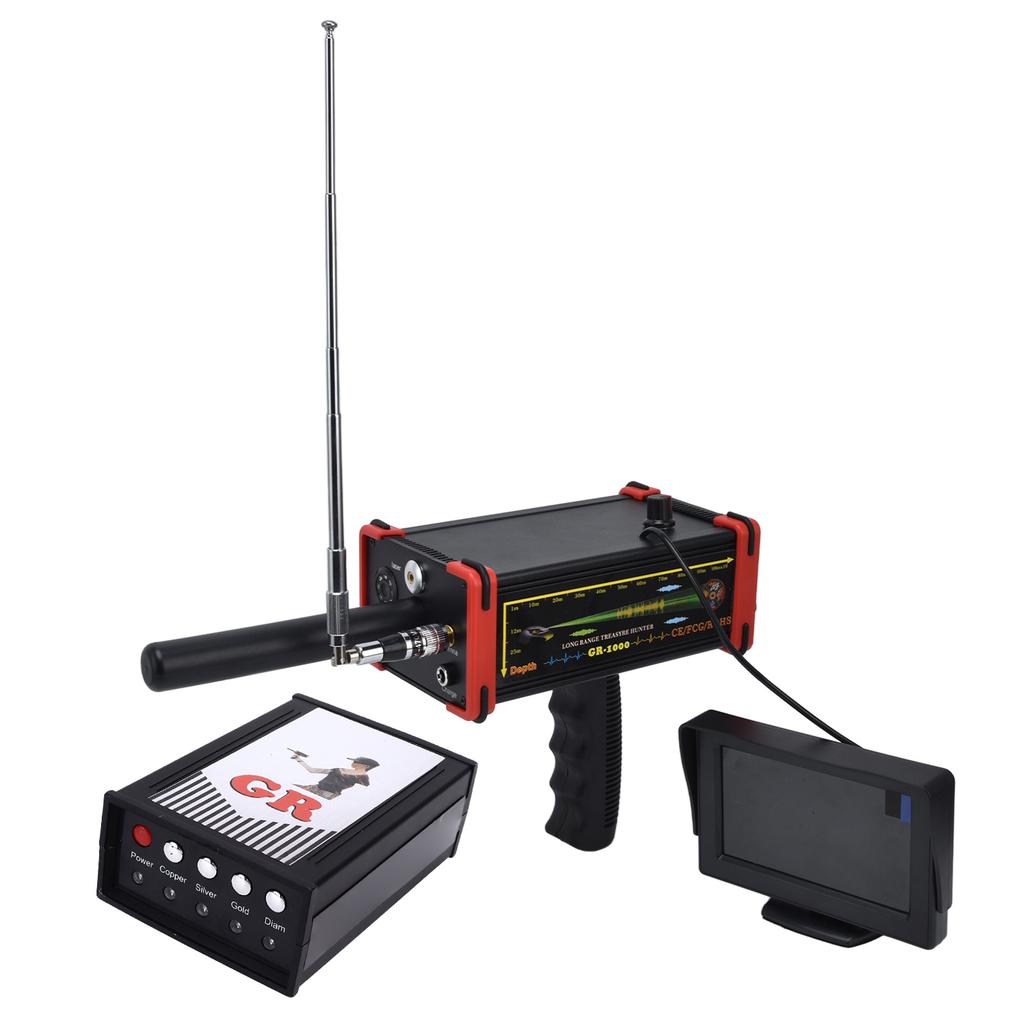 Metal Detector High Sensitivity 3280.8ft Long Range Underground Metal Locator for Gold Silver Copper