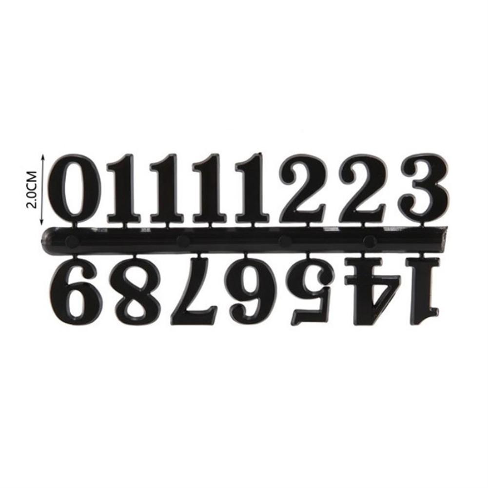 

Сделай сам Цифры для часов Римские цифры Кварцевые стрелки Настенные часы Запасные части Black Arabic Numeral