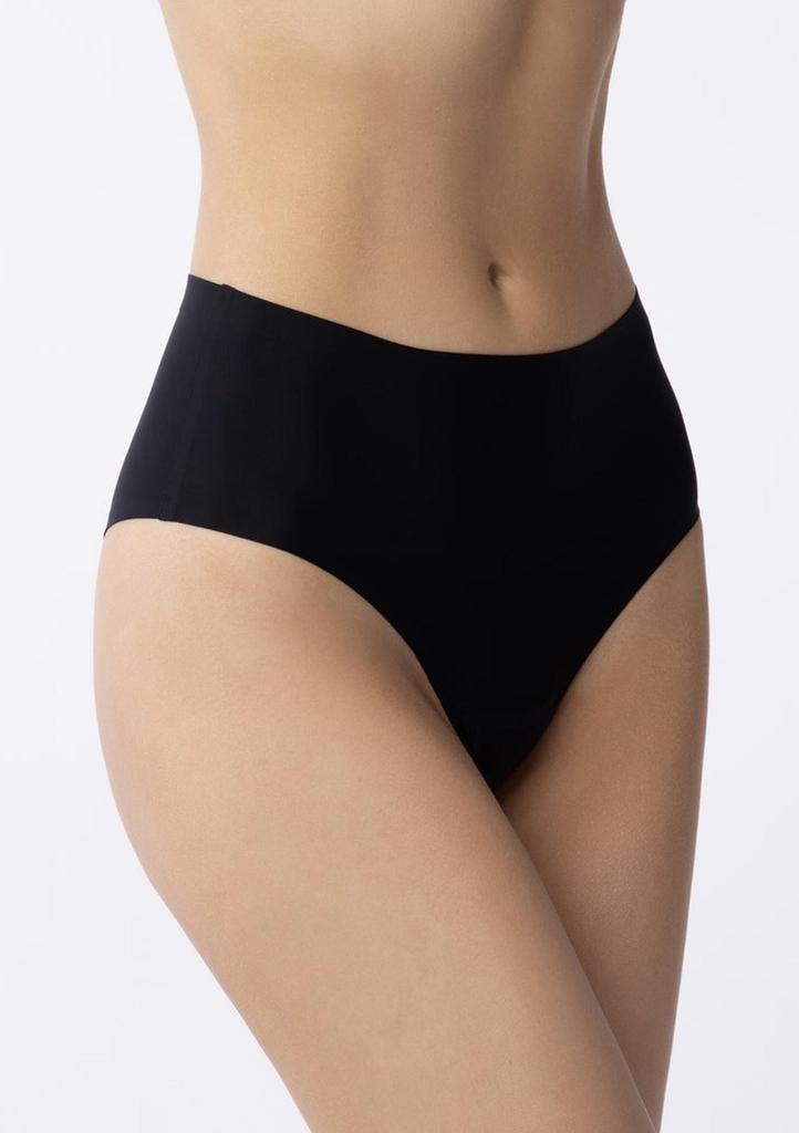 Figi damskie czarne o kroju brazylian Brasil Maxi
