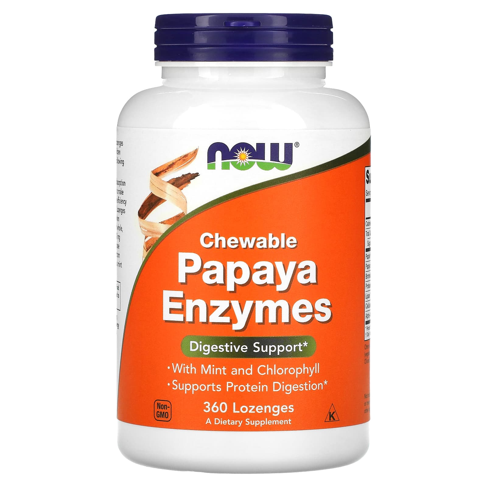 

Papaya Enzyme, Chewable, 360 Lozenges