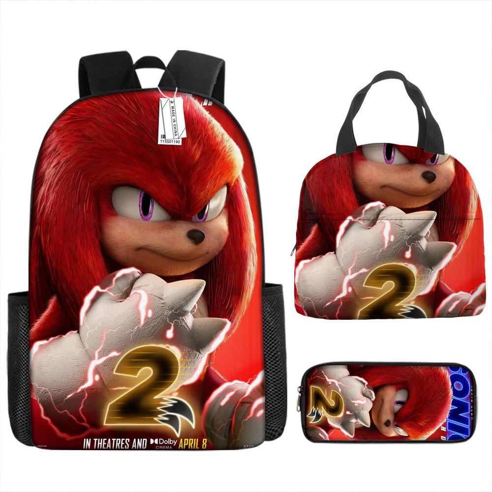 Backpack Trend Backpack Anime Large Capacity Elementary School Bag Lunch Bag