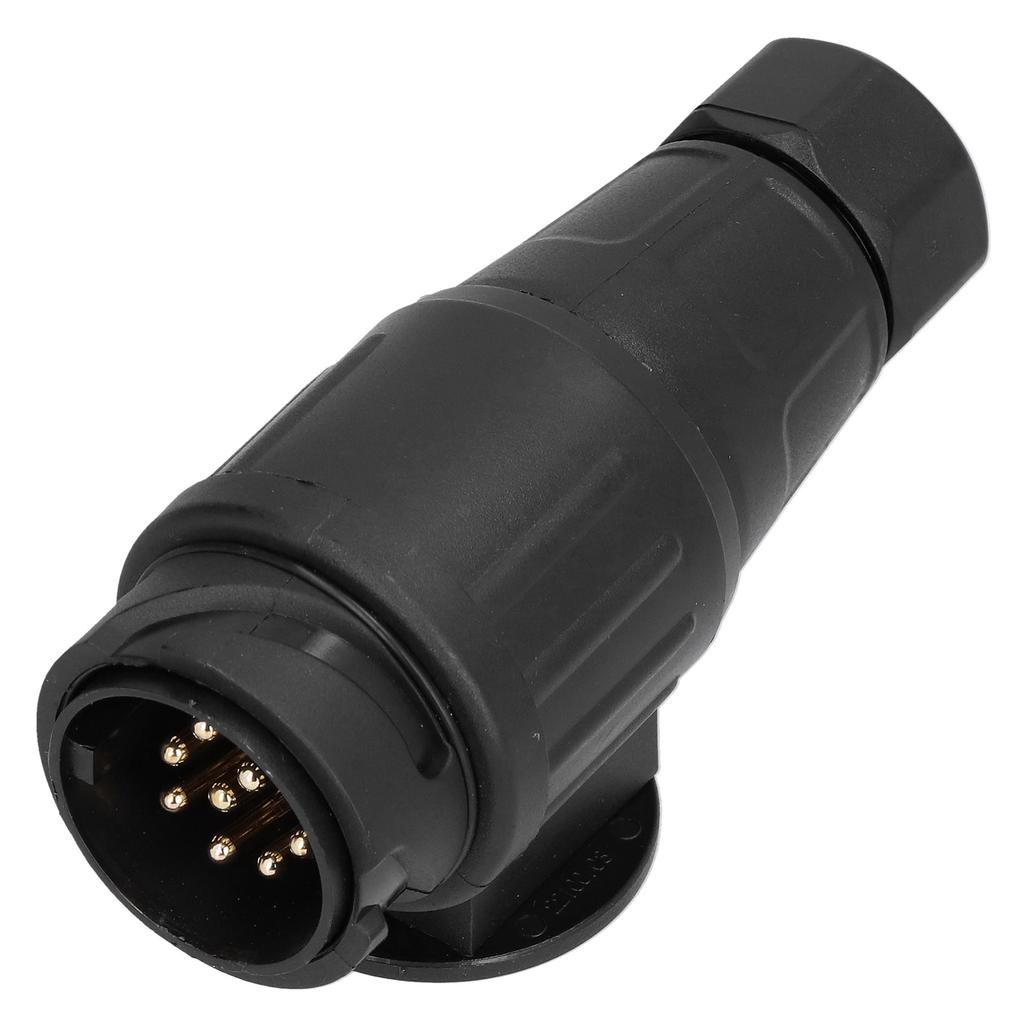 12V 13Pin Trailer Plug Adapter Wiring Connector Accessory for European Standard Car RVs Caravans