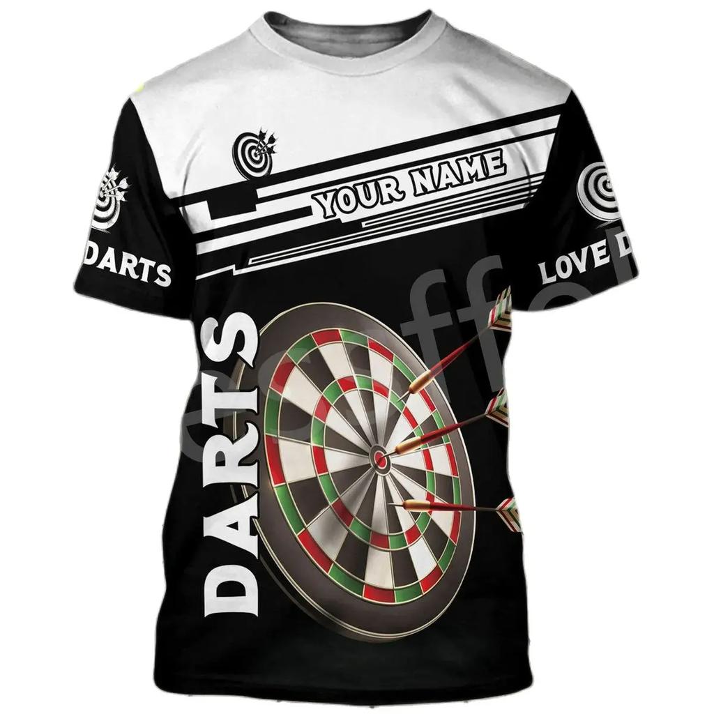 Bar Divertisment Darts Club Distracție Sport în interior Vară Bărbați 3D Harajuku Imprimare Lejer Casual Zilnic Decolteu cu mânecă scurtă Tricou Top