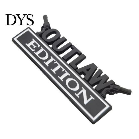 Sunproof Car Sticker 3D Metal Emblem OUTLAW Chrome Letter for Body Long-lasting Decal & Tailgate Zinc Alloy Auto Badge Waterproof Scratch-Resistant