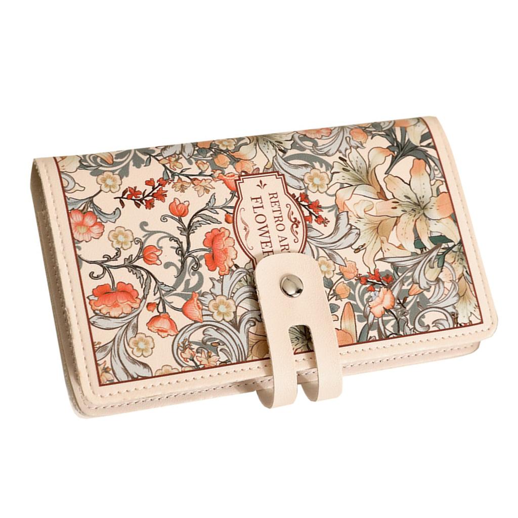 Stylish PVC Card Holder for Women With 20 Slot Large Capacity Organizers Waterproof Document Storage Pouch