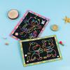 1-20pcs Colorful Scratch Art Party Favors, Mini Cartoon Doodle Sheets, Perfect Kids' Birthday Gifts  Classroom Rewards