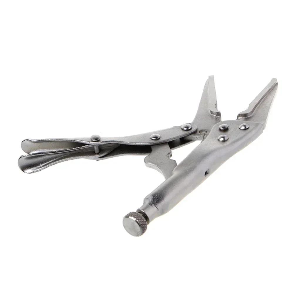 

6.5Inch Locking Pliers Long Needle Nose Pliers Lock Vise Grip Clamp Hand Tool Squeeze Action And Trigger Release Re-positioning CHINA