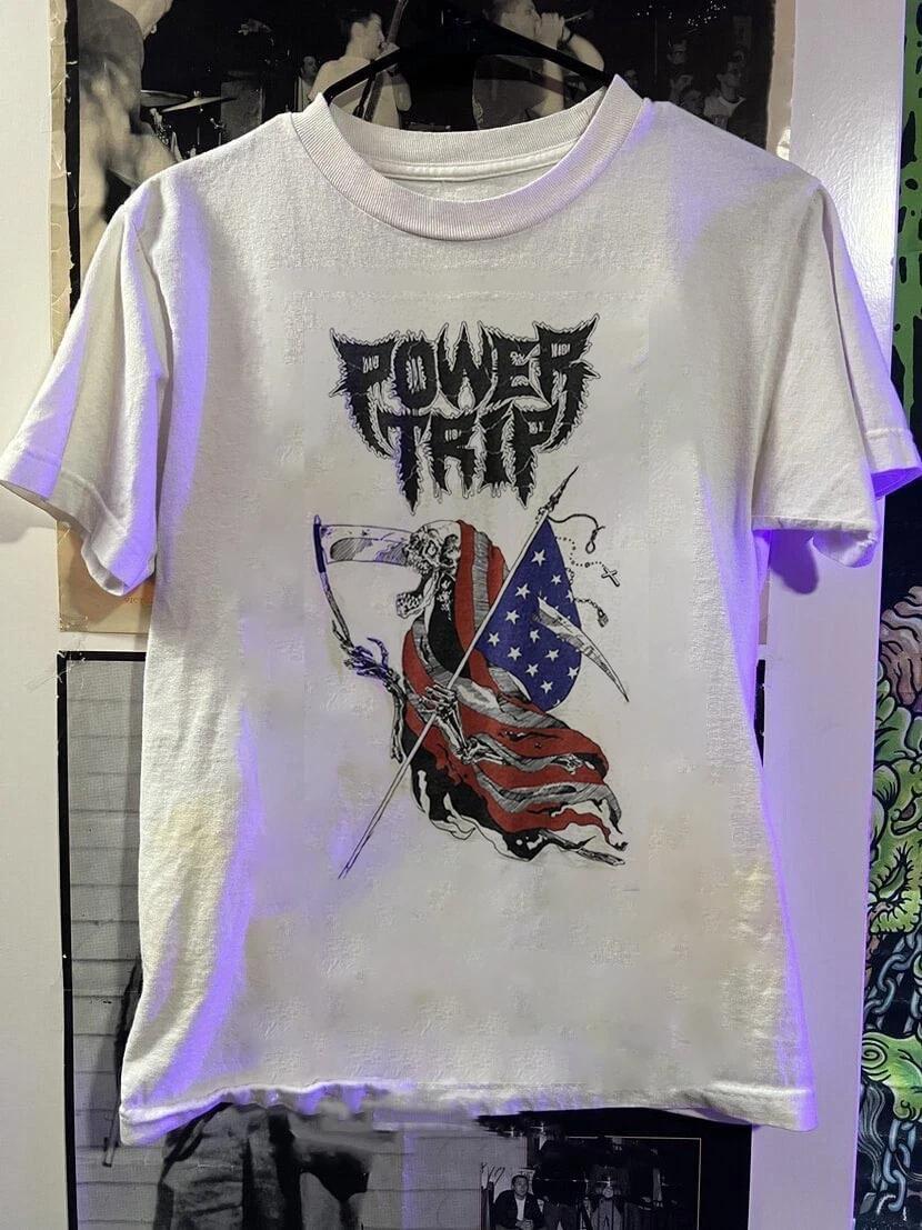 Power Trip Vintage Poster Tour T-Shirt Thrash Metal Band Tee Unisex S-5XL 3XL