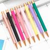 Retractable Ballpoint Pen 1.0mm Writing Pen Metal Ballpoint Pen Black Ink Stationery Pen for Student Teacher