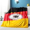 German Football Emblem Printed Throws Blanket Soft Flannel Blankets for Couch Bed Gifts for Men Women Picnic blanket Christmas gifts