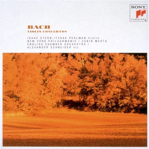 CD STERN (ISAAC), BACH, MEHTA (ZUBIN), - Bach: Violin Concertos SRCR1841 Japan ObiClassical Used