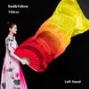 120/150/180cm Kid Women Belly Dancing Fan Right&Left Hands Practice Long Imitation Silk Fans