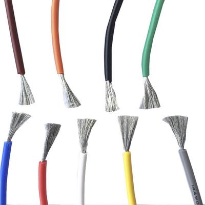 Cavo elettrico in silicone flessibile intrecciato da 5 m/16,40 piedi 30/28/26/24/22/20 AWG
