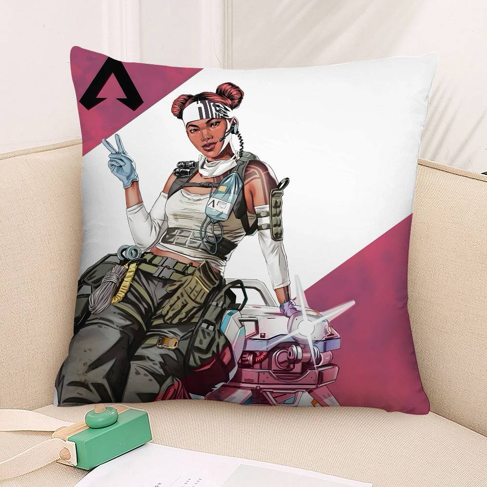 Apex Legends L-Lifeline Pillow Case Plush Fabric Soft Double Sided Print Sofa Cushion Cover Throw Pillow Covers