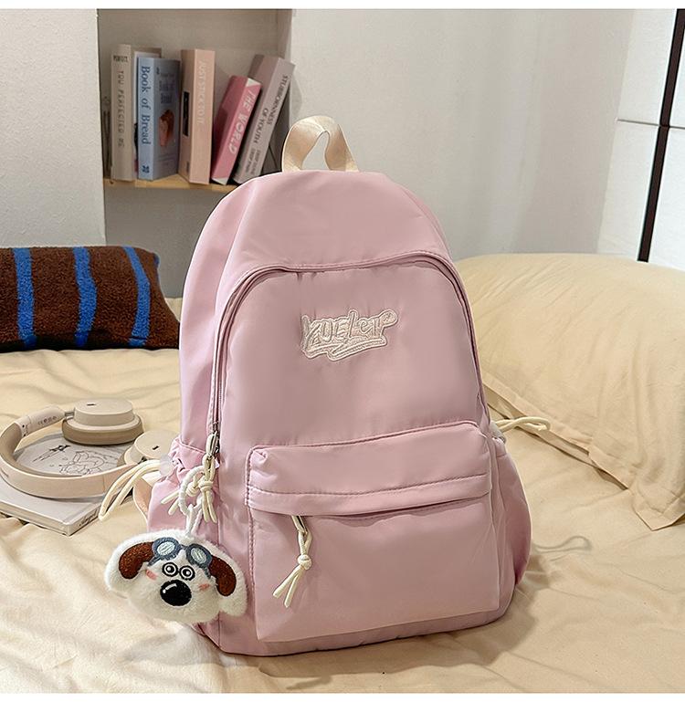 Schoolbag Milk Huhu Girl School Bag Japanese Ins College Style Elementary School Student Backpack Women's Casual Versatile Shopping Small Backpack