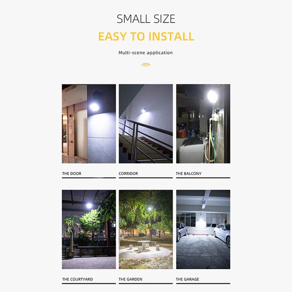 Solar Patio 114 LED Lights, Motion Sensor Lamps, 270° Wide Angle Wireless Wall Security Lamp With 3 Lighting Modes, IP65 Waterproof Flood For