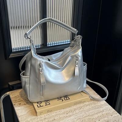 Bolso tote femenino de gran capacidad verano bandolera nuevo versátil un hombro estudiante universidad viajero