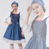 Halloween Cosplay Bavarian Beer Girl Costume Oktoberfest Stage Party Maid Outfit Women