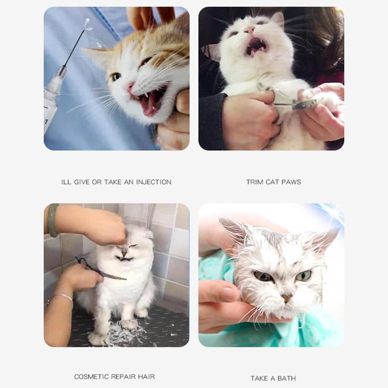 Ademend Kattenmuilkorf Anti-Bijt Verzorgingsmasker Anti-Likken Beschermende Ruimtekap