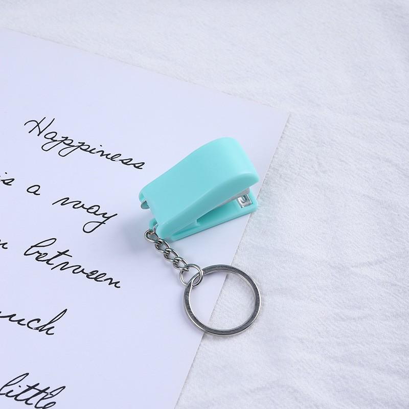 Portable Cute Children's Stapler - Cartoon Mini Keychain
