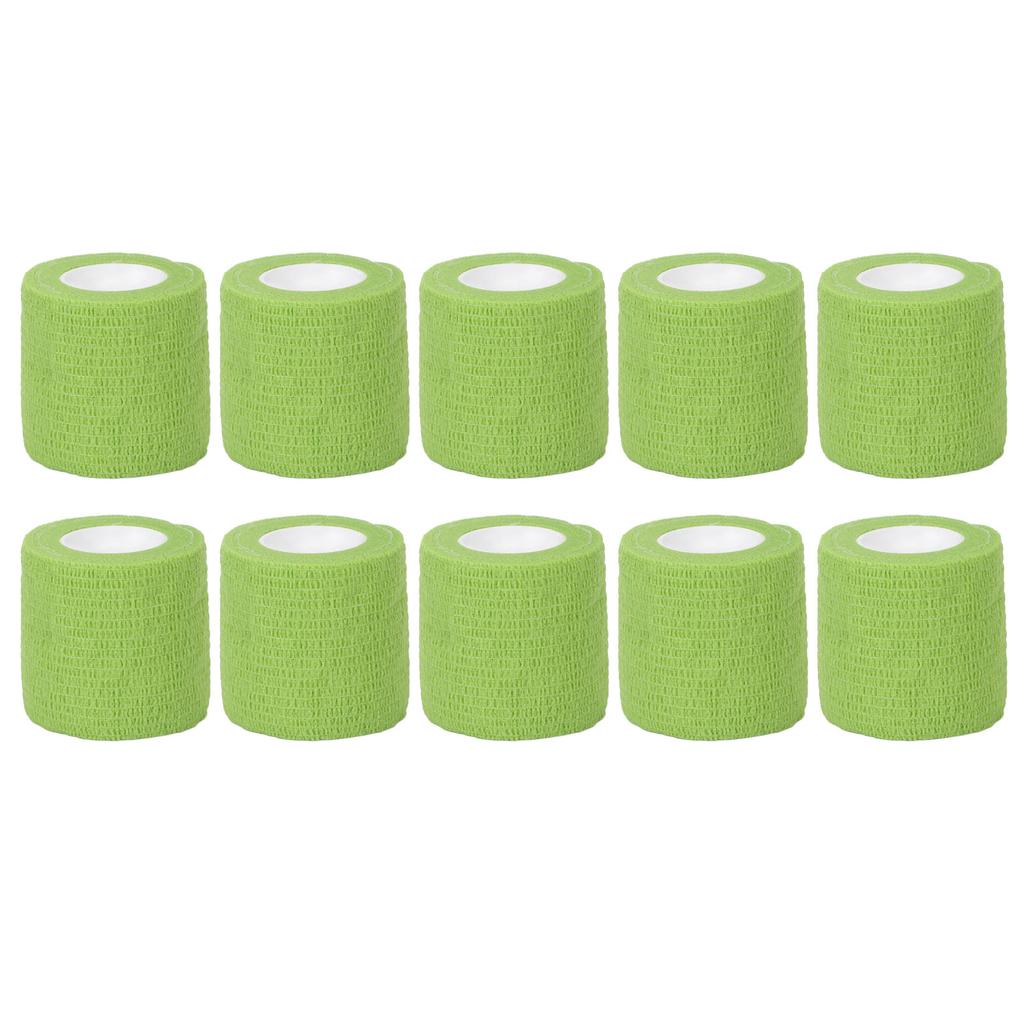 10Pcs Self Adhesive Elastic Bandage Multifunctional Disposable Shockproof Antislip Tattoo Handle