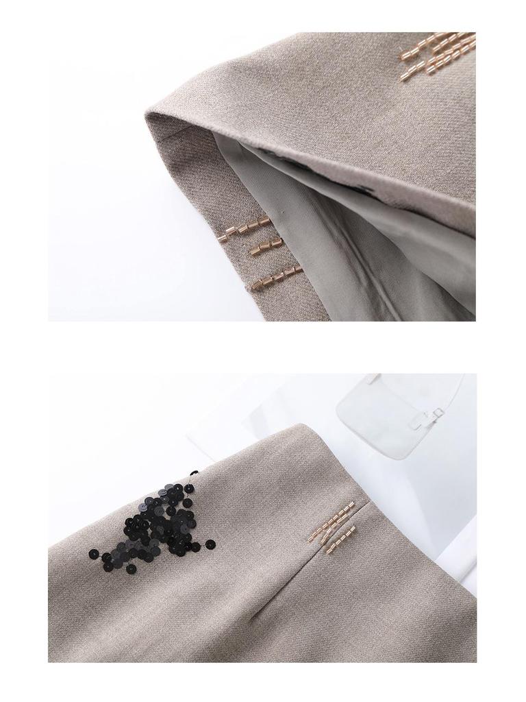 Chic Petite A-Line Sequin Skirt for Women - Spring/Autumn 2026