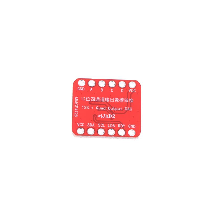 Mcp4728 12-Bit Dac Module 4-Channel Interface Programmable Voltage Reference With Eeprom Storage For Electronics Projects