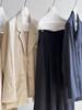 LUXI Women's Autumn Tencel Linen Blazer & Pants Set