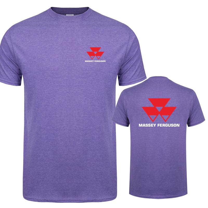 Massey Ferguson T Shirt Tops New Fashion Short Sleeve Massey Ferguson Tractor Agriculture Logo Tshirts Tees Tshirts Lh074