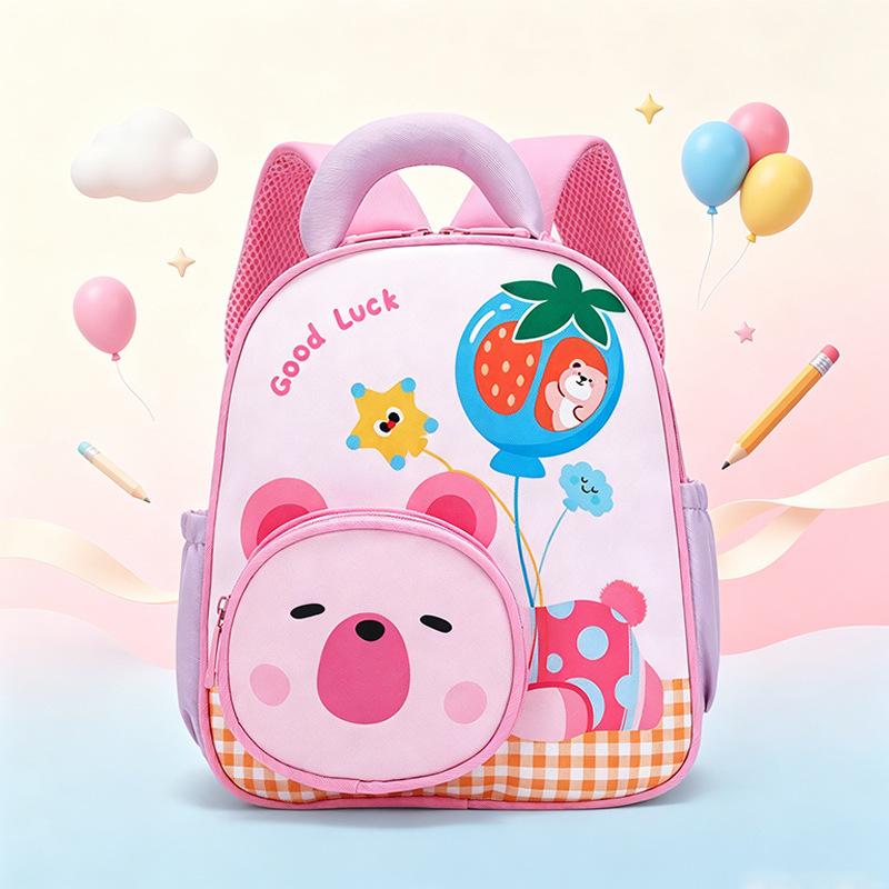 Schoolbag kindergarten schoolbag new cartoon print design children's backpack cute boys and girls preschool backpack