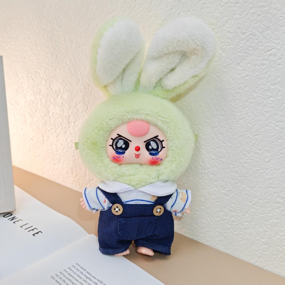 Macaron Little Rabbit Doll Clothes: Cute Pendant, Outfit for 3-Year-Old, Blind Box Edition