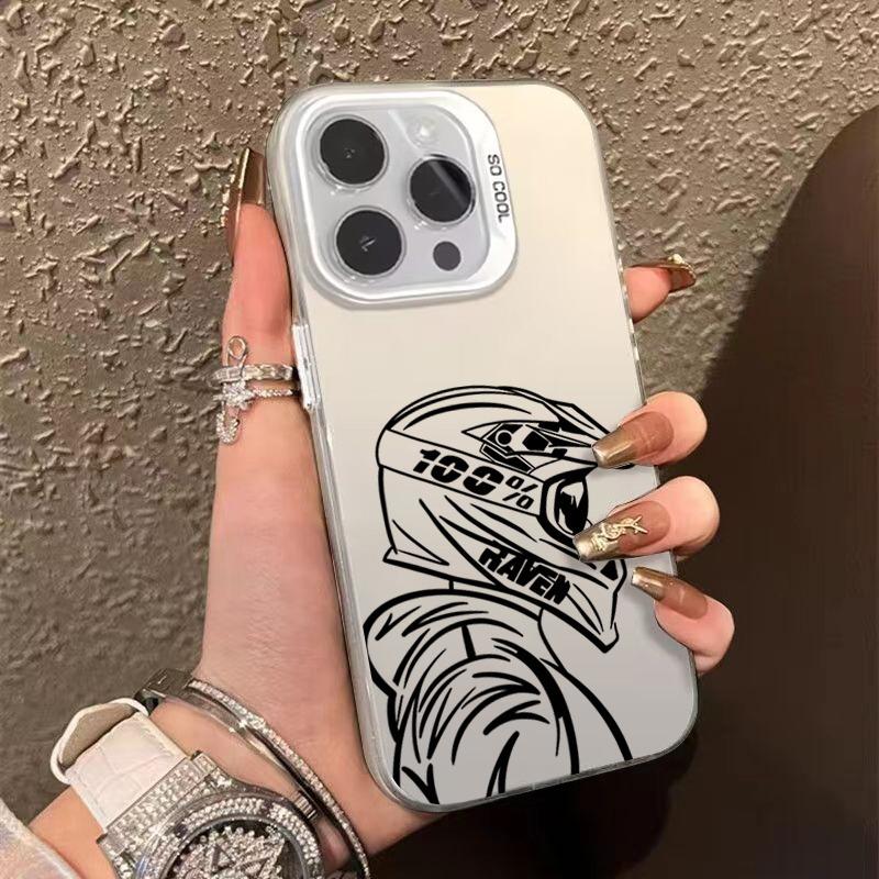 Trendy Motorcycle Racer Phone Case for Samsung Galaxy S26 ultra S25 S24 S23 S22 S21 Plus FE A56 A55 A54 A53 A36 A35 IMD PC Cover