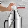 Large Capacity Stainless Steel Teapot Kettle Thermos for Dormitory Use