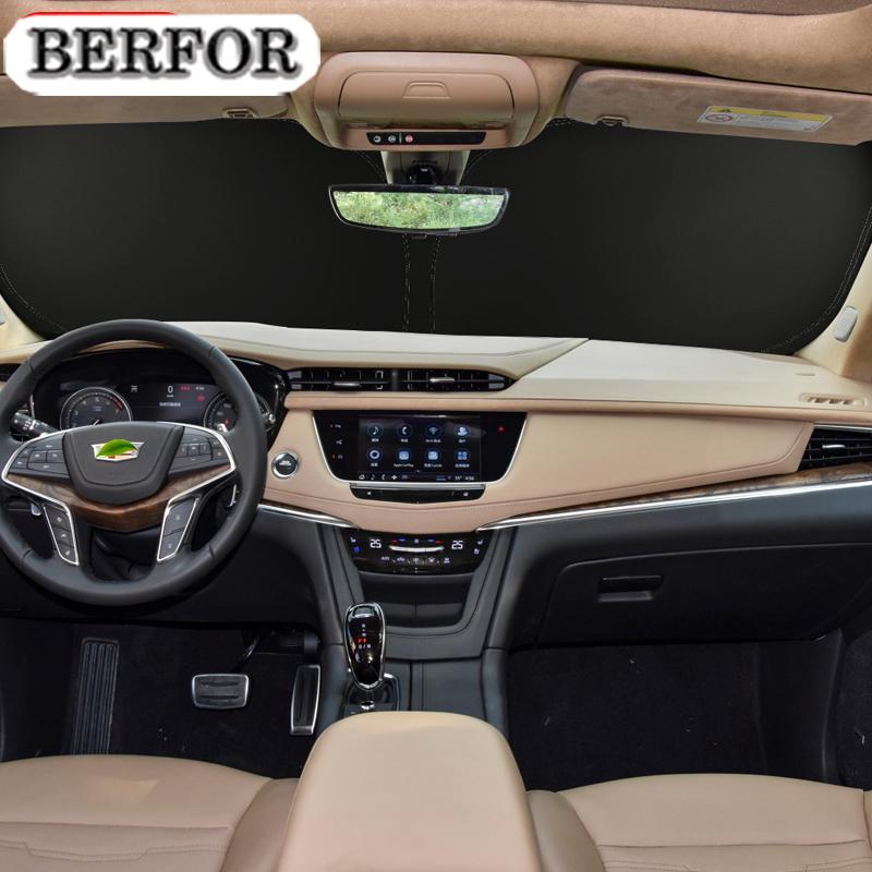 For Cadillac XT5 2017-2023 Car Styling Nano-Insulat Windshield Sunshade Front Window Sun Shade Visor Auto Interior Accessories