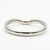 Used TIFFANY&Co. Ring Curved Band EU#50 K18 White Gold 3g White Gold 3PD