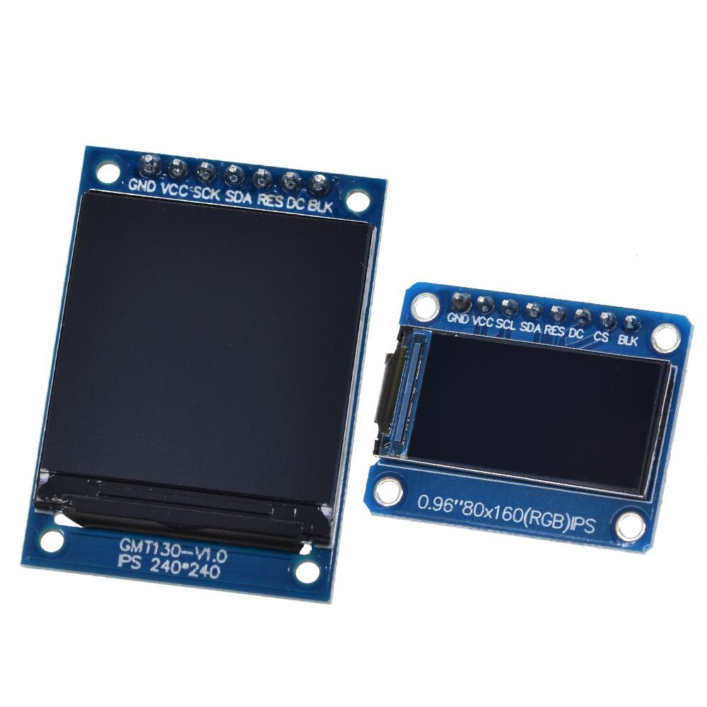 TZT TFT Display 0,96 / 1,3 Zoll IPS 8P/7P SPI HD 65K Vollfarb-LCD-Modul ST7735 Treiber-IC 80*160 (Nicht OLED) Für Arduino