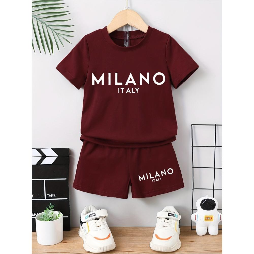 Boys summer casual T-shirt and shorts 150