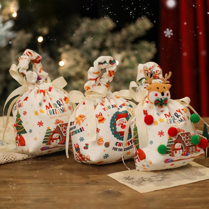 Christmas Eve Apple Packaging Bag Peace Apple Gift Bag Children'S Portable Candy 2025 Gift Bag