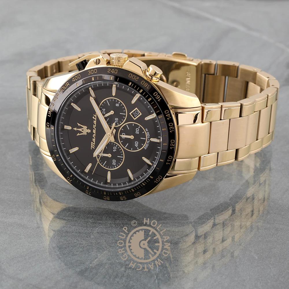 Maserati Traguardo Black Gold Metal Men's Quartz Chronograph R8873612041