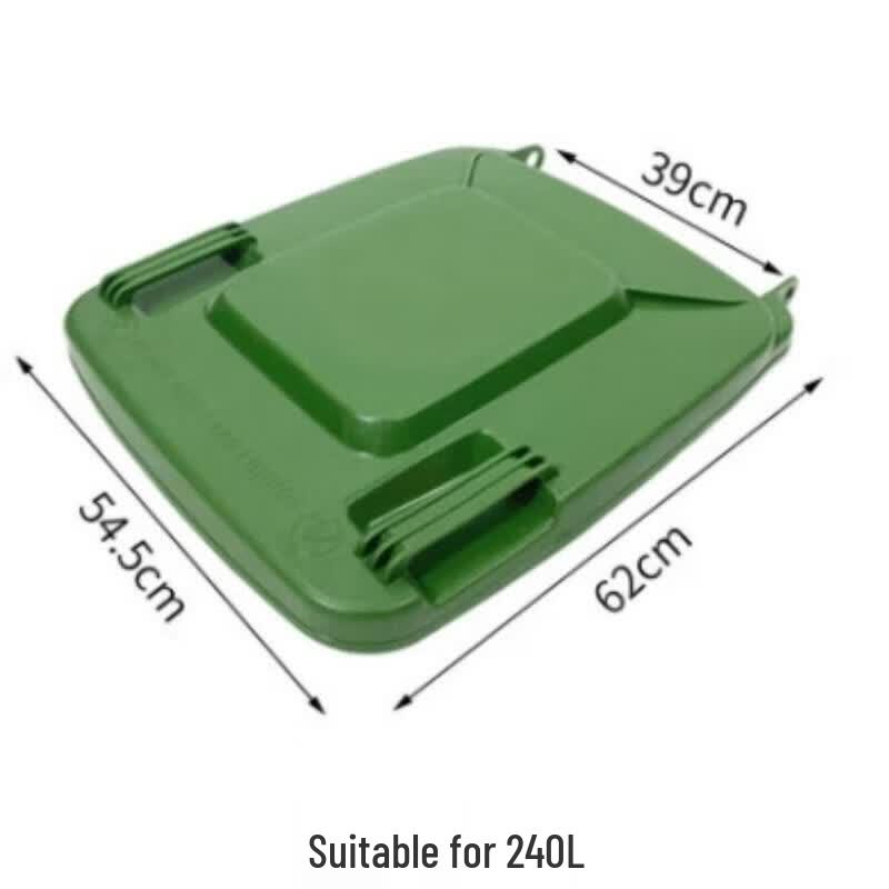 240L Buitenafvalbak Deksel