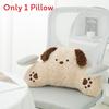 Cartoon Dog Cushion Plush Soft Office Lumbar Pillow For Relaxing Lounge Decor