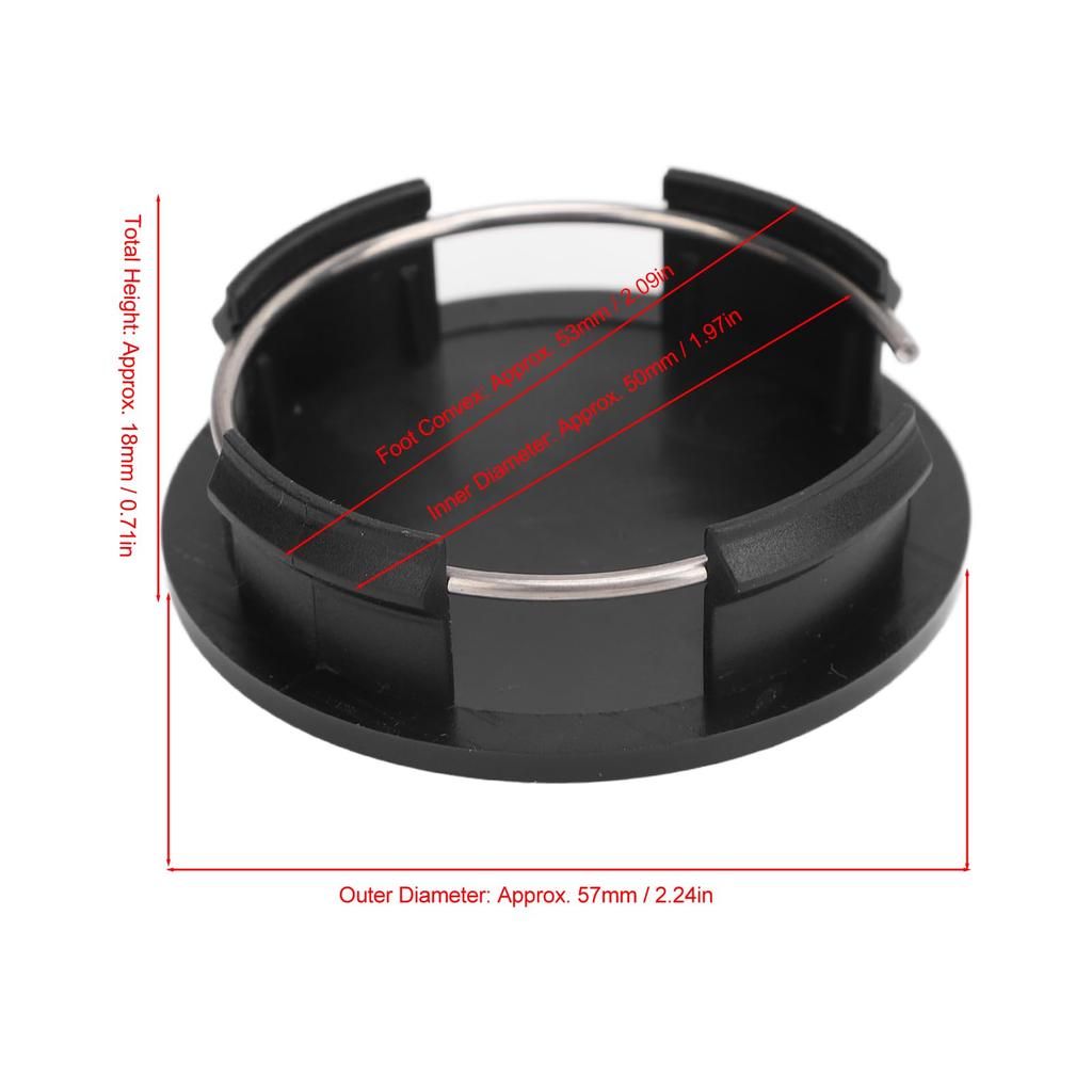 Satz von 4, Radnabenkappe, Nabenkappenabdeckung, Mittelkappe, Außendurchmesser