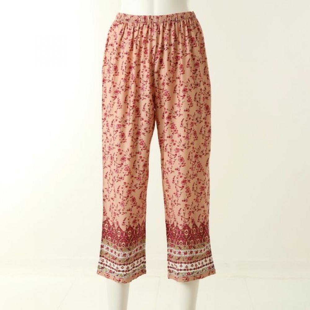 

Wacoal Lightweight Rayon Floral Border Print Women S eaSy Wear bottomS Wpa367wp 105(88)