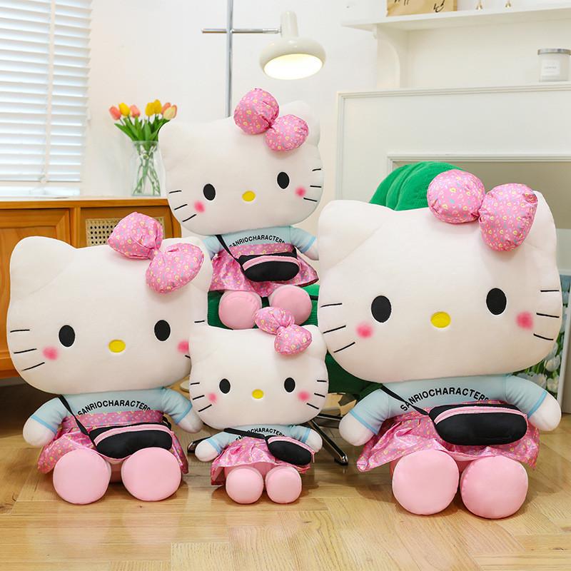 Hello Kitty Plush Stuffed Animal Soft Kitty Doll With Fiber Fill For Kids Gift Special Characters Included