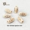 Retro Braune Geometrische Holzperlen für Minimalistischen DIY Schmuck