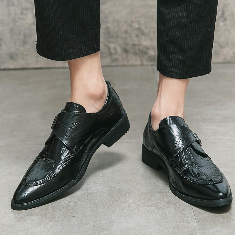 Mens Formal Classic Designer Dress Casual Leather Shoes for Men Pointed Toe Fashion Loafers Wedding Office with Free Shipping 48