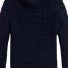 Polo Ralph Lauren Sweater FW24 Solid Color Logo Embroidered Hooded Long Sleeve Kids Sweater Navy-Blue 323951123-001