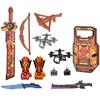 MOC Figure Accessory Building Block Game character Weapons Set Black Eagle Boxing Gloves Armor Shield Dart Machete Brick Toy N22
