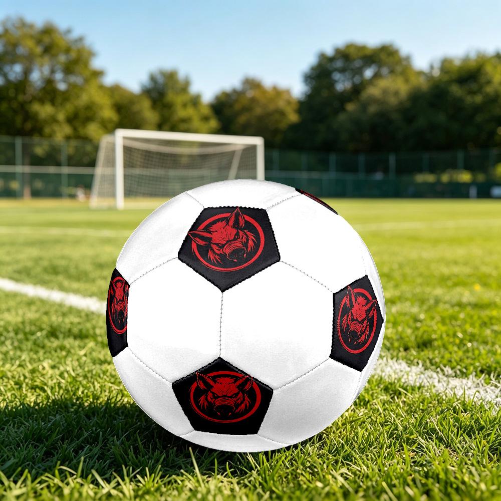 1PC Wild Boar Emblem Soccer Ball Size 5 Football Machine Sewn Indoor/Outdoor Universal Football W102