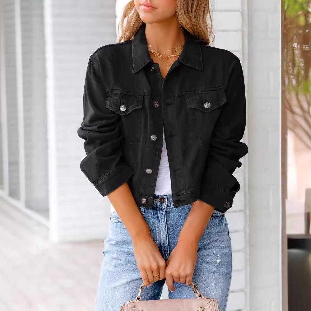 2026 Spring/Summer Women's Long-Sleeve Denim Jacket